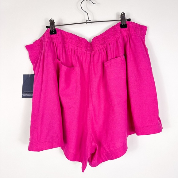 Gap Pink Linen Shorts - Picture 3 of 7